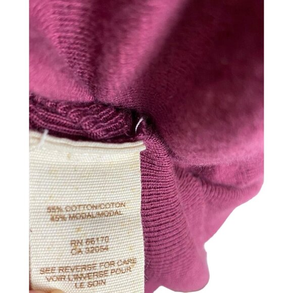 Free People Thin Knit Pullover Sweater Top Women's Size Small Cut Out Balloon Sl - Picture 8 of 9